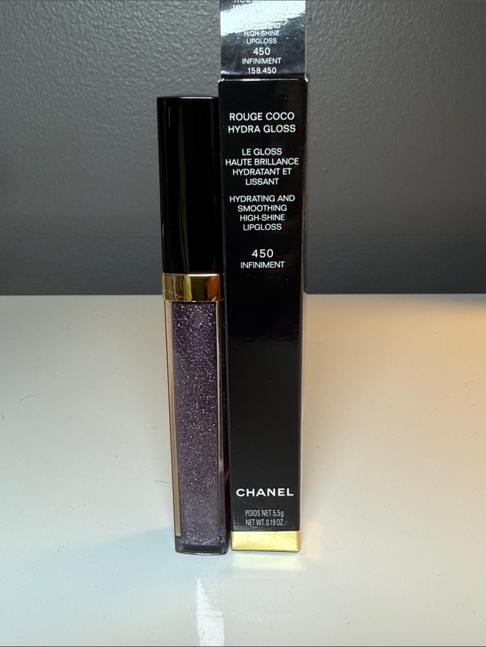 CHANEL Rouge Coco Hydra Gloss Lip Gloss - 450 Infiniment, New/Unused